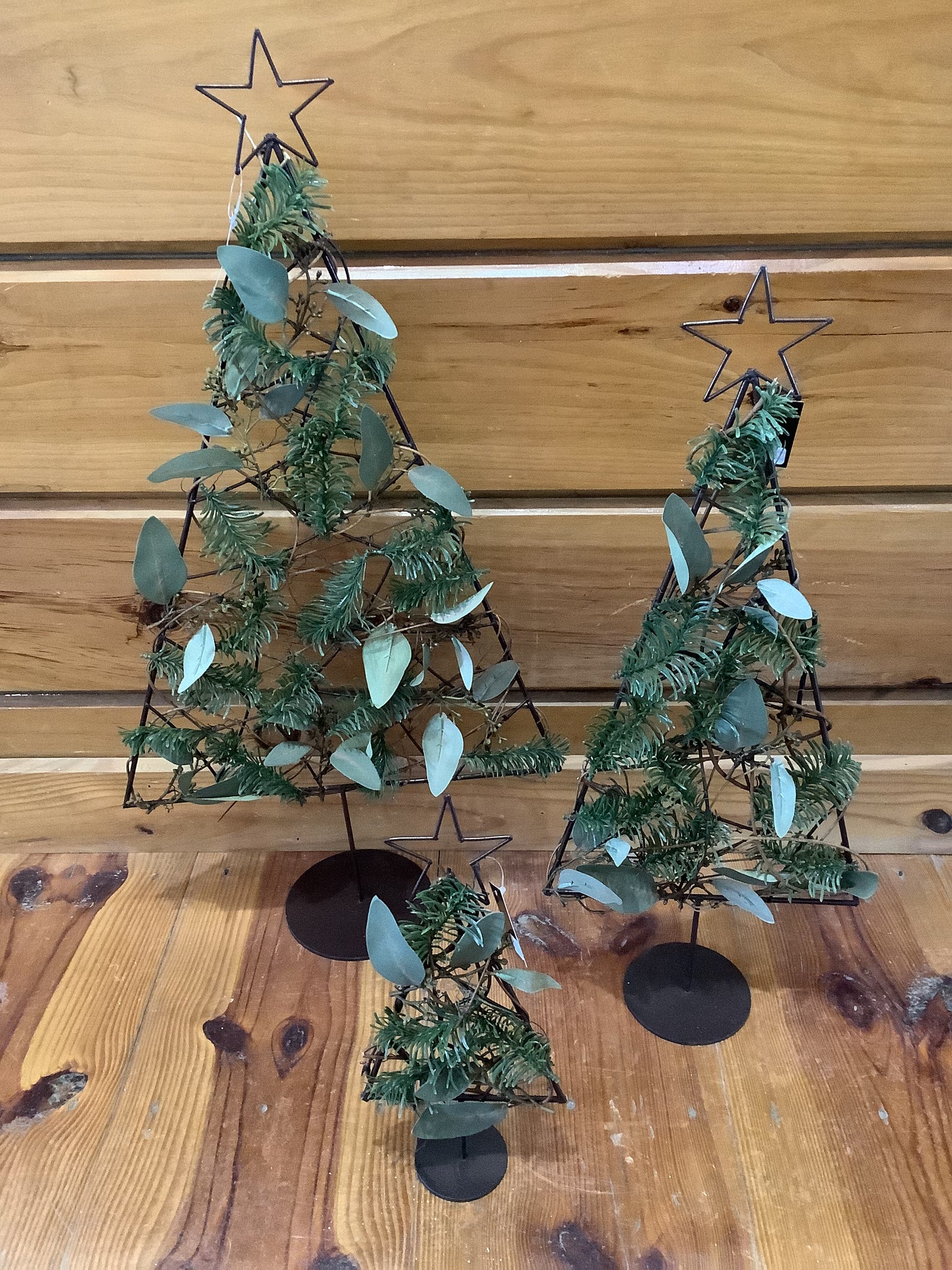 Greenery wrapped wire trees (3 sizes)