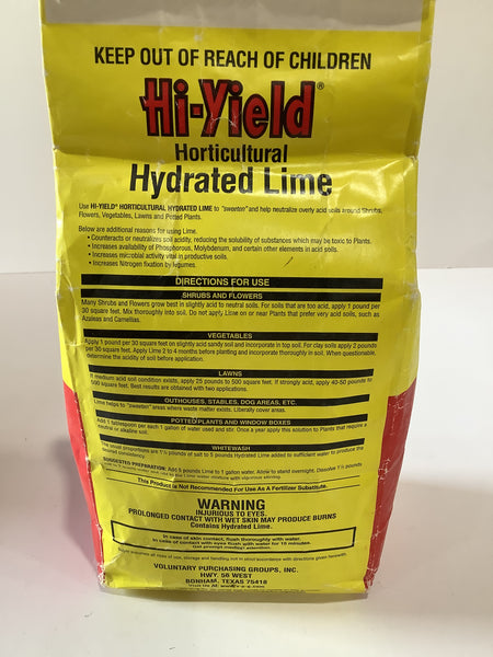 Hydrated lime
