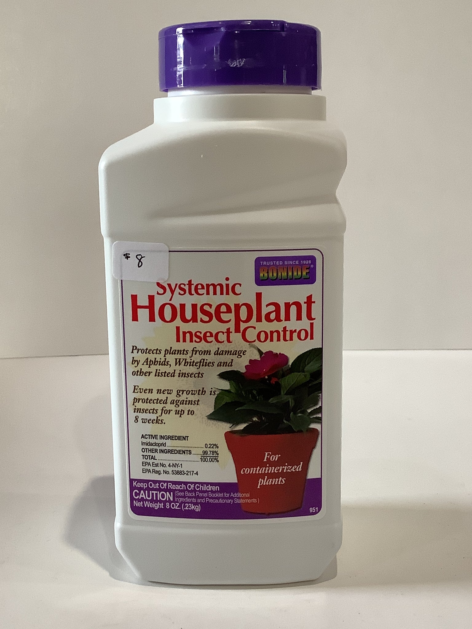 Systemic Houseplant insect control