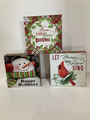 Holiday Signs (3 styles)