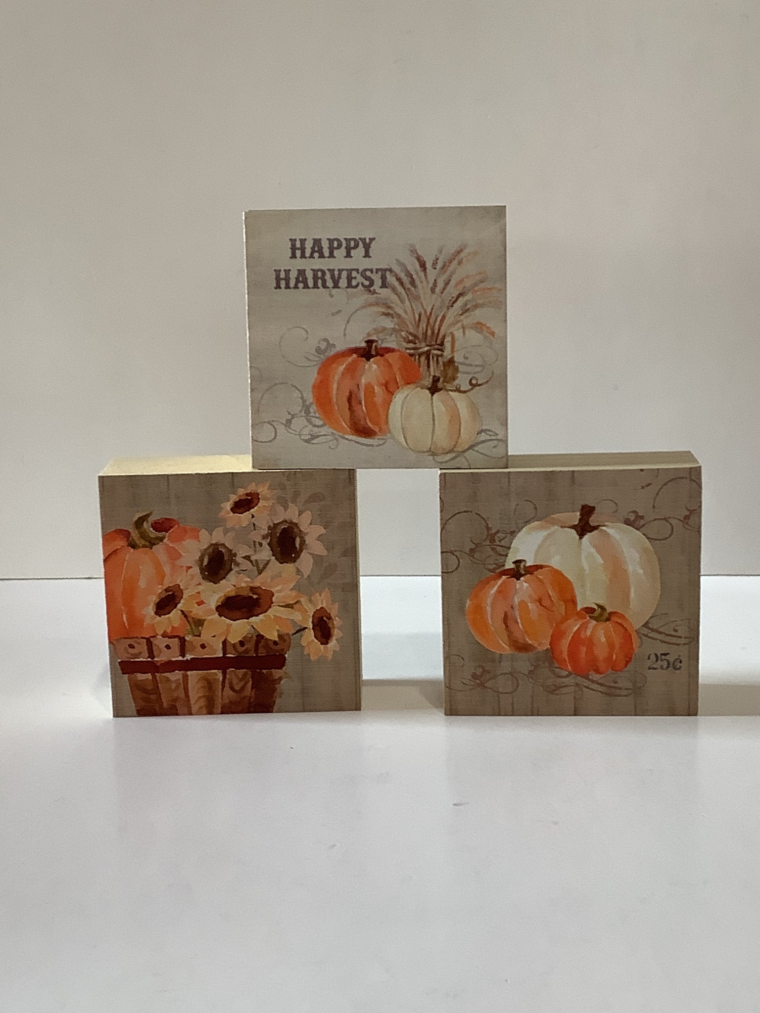 Fall wooden block