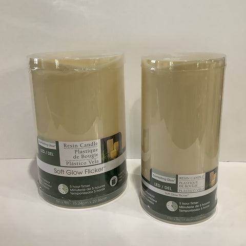 Resin candle (2 sizes)