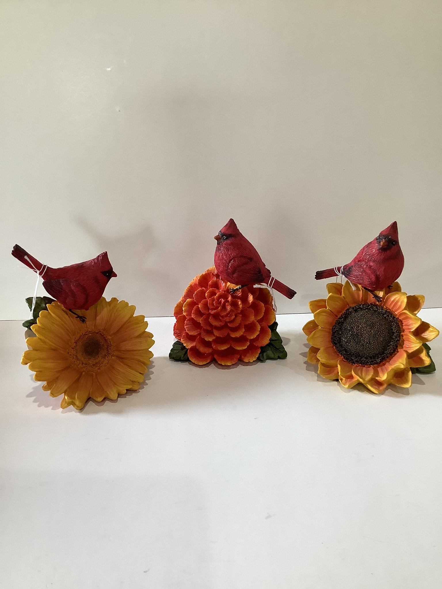 Cardinal on flower (3 styles)