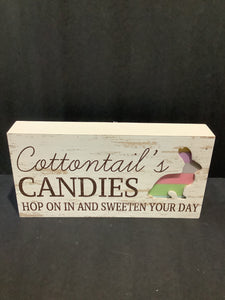 Cottontail’s candy sign