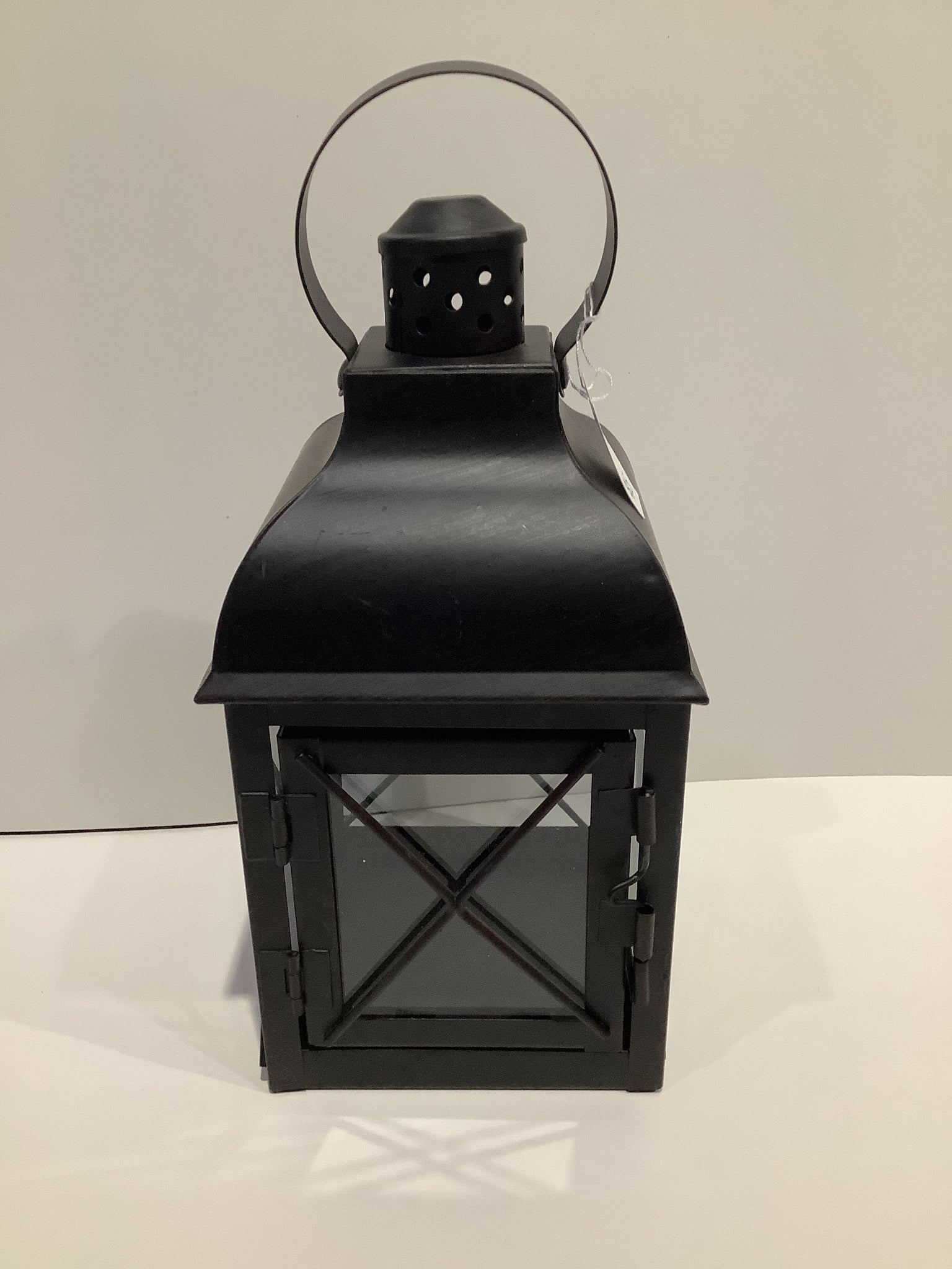 Small oil rubbed bronze lantern