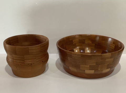 Handmade wood bowls