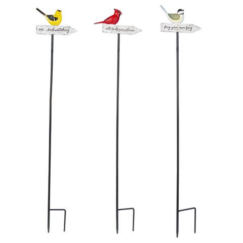 Bird Garden Stake (3 styles)